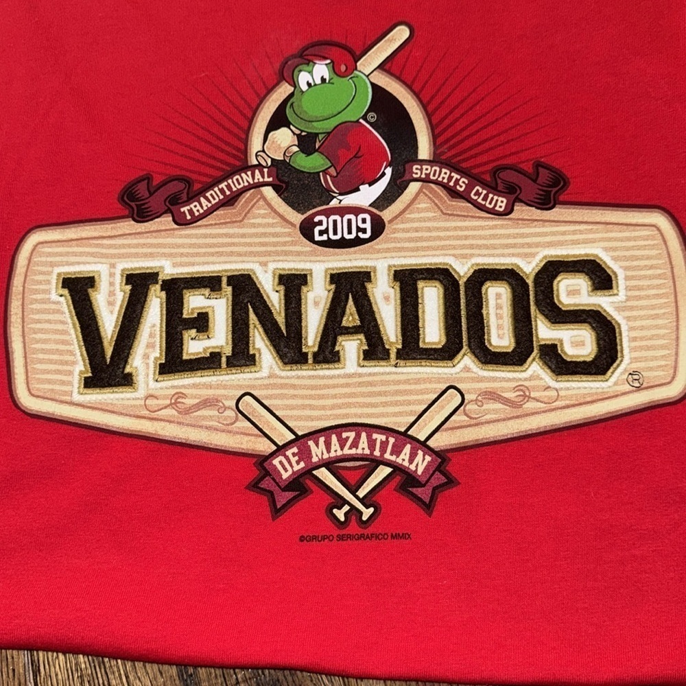 Traditional Sports Club 2009 Venados De Mazalan Baseball Short Sleeve T Shirt